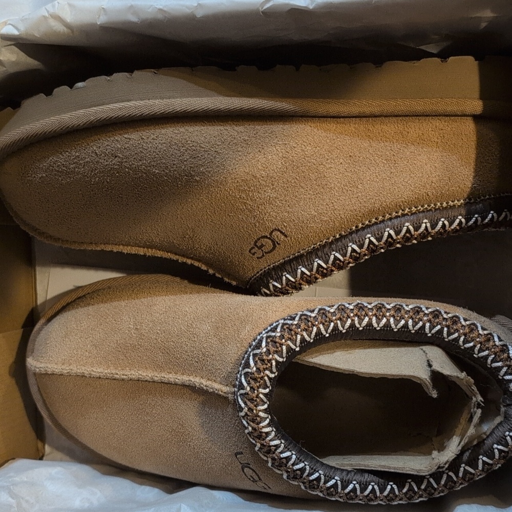 UGG Tan Suede Women's Slippers